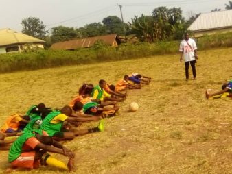 Norwich Eagles Nigeria training